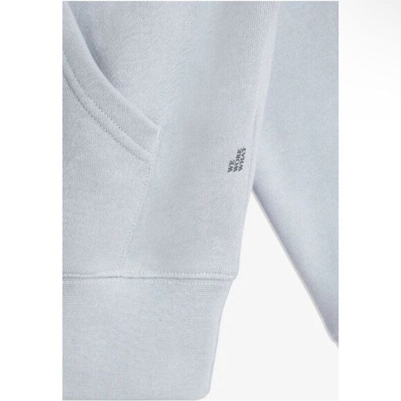 WeWoreWhat NWT Oversized boxy slouchy drop shoulder Hoodie in Heather Gray Large - Picture 5 of 7
